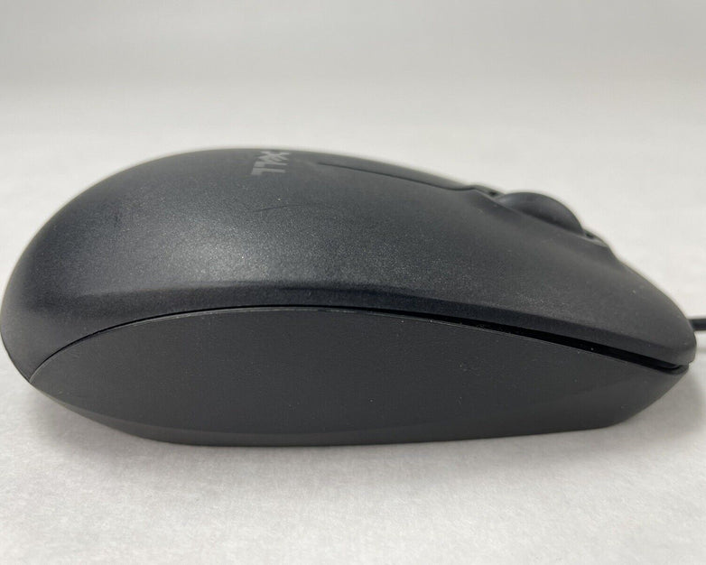Dell MS111-L/MS111-L(B) USB Wired Optical Mouse Black with Scroll Wheel Lot of 4
