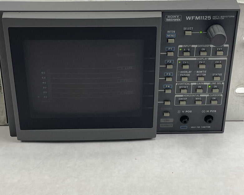 Tektronix Sony WFM1125 Waveform Vector Monitor Power Tested