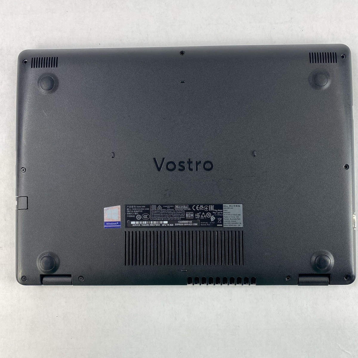 Dell Vostro 3490 14" i5-10210U 3.90GHz 16GB RAM No SSD/OS/AC - READ10