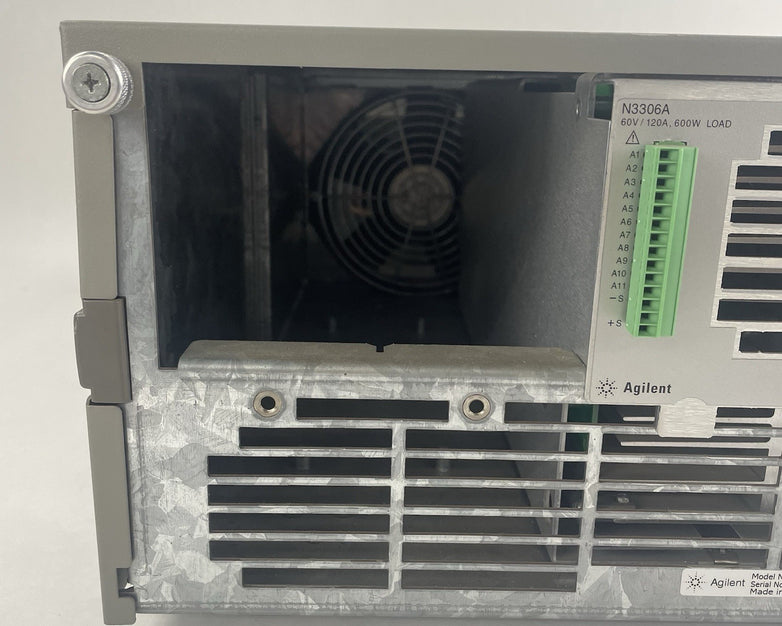 Agilent N3300A Electronic Load Mainframe 2x N3306A Module - Needs Calibration