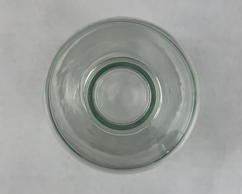 Kimax Kimble 14395-2000 2000 mL Round Wide Mouth Media Storage Bottle - No Lid