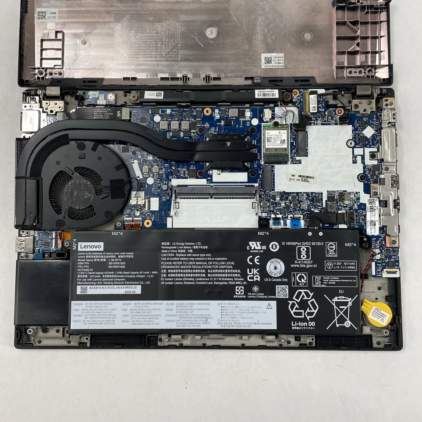 Lenovo ThinkPad T14 Gen 2a 14" Ryzen7 Pro 5850U 1.90 GHz 16 GB RAM No SSD/OS/AC18