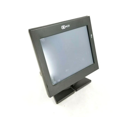 NCR P1230-0032-BA Intel Atom D2560 2GHz 4GB RAM Crack in Screen No AC Adapter.