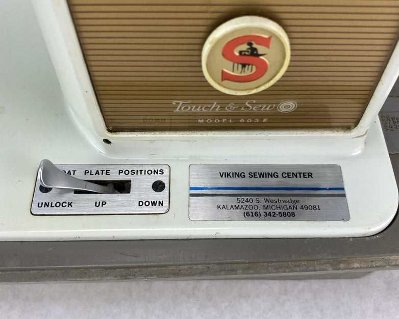Vintage Singer Touch & Sew 603E Sewing Machine With Pedal - Viking Sewing Center