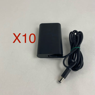 Dell HA65NM130 Mix Lot with LA65NM130 AC/DC Adapter No Power Cords Lot of 10