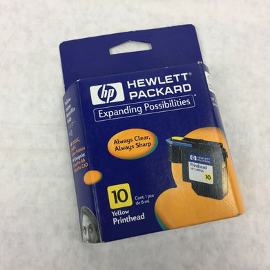 Genuine HP 10 Printhead Yellow C4803A  Warranty End Date May 2002 Factory Sealed