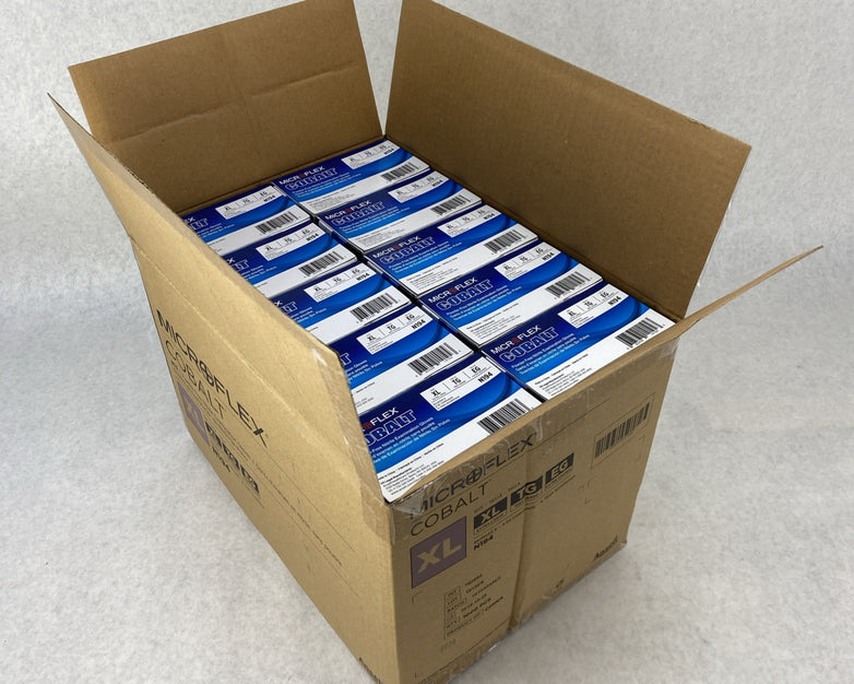 Ansell Cobalt N194 Powder Free Nitrile Examination Gloves Extra Large 1000 Count