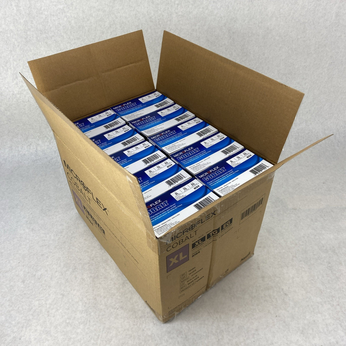 Ansell Cobalt N194 Powder Free Nitrile Examination Gloves Extra Large 1000 Count0
