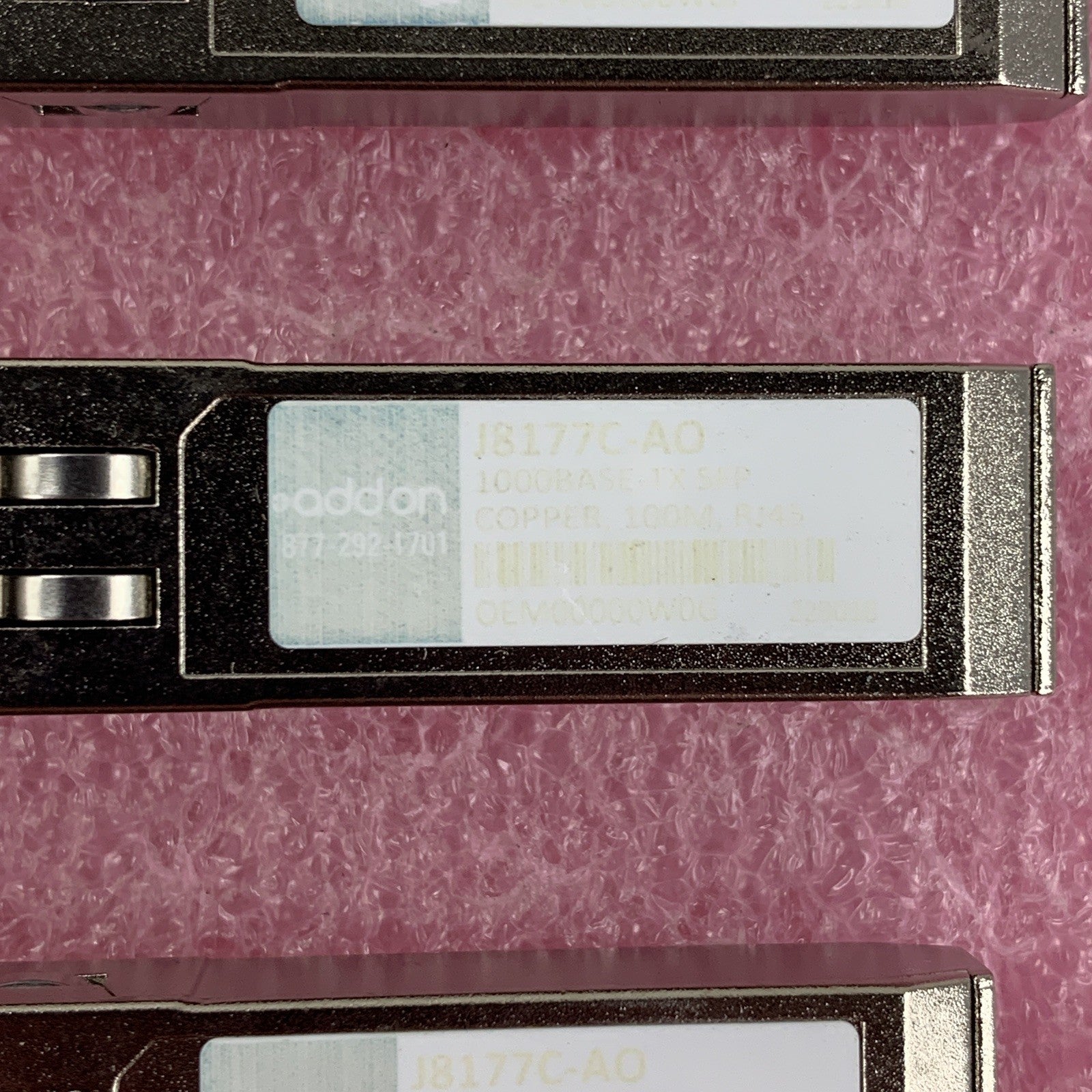 Addon J8177C-AO 10/100/1000Base-TX SFP Transceiver HP Lot of 6x