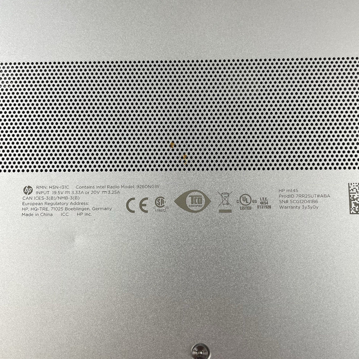HP mt45 14" AMD Ryzen 3 Pro 3300U 2.10 GHz 4 GB RAM No SSD/OS/AC16