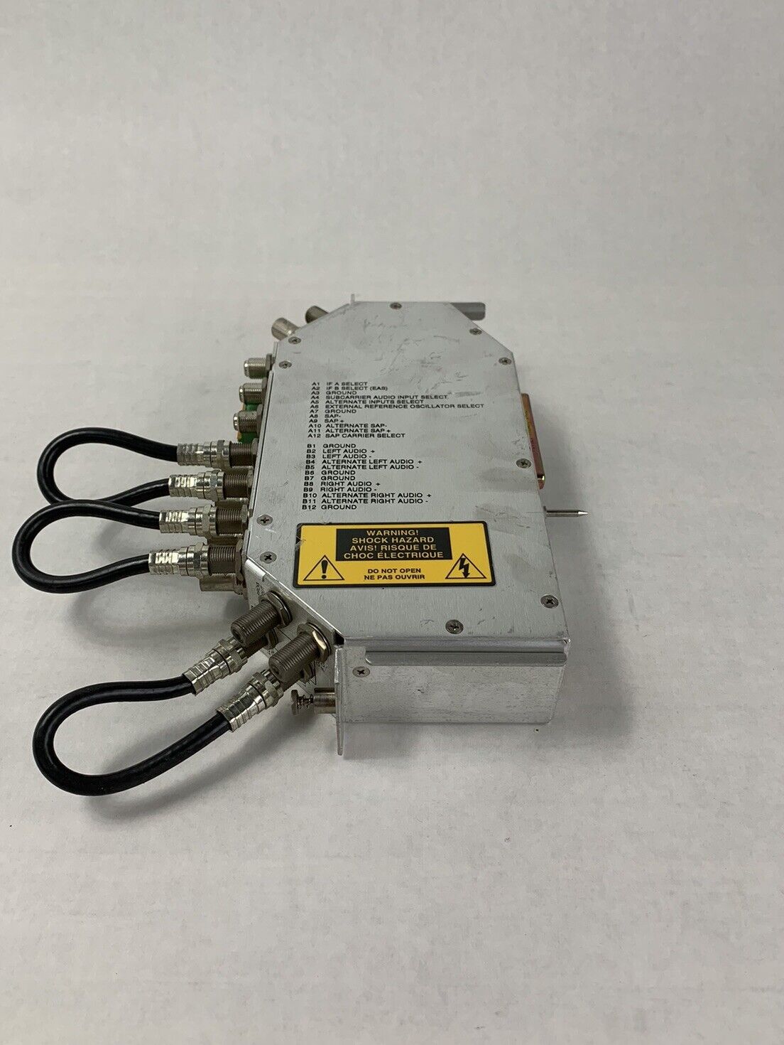 Mendota Scientific Atlanta Backplane 741150 Rear Interface 9815 w/ Tubes