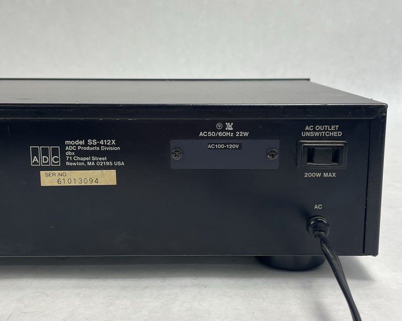 ADC SS-412X 10 Band Equalizer For Parts Weak Right Side Output