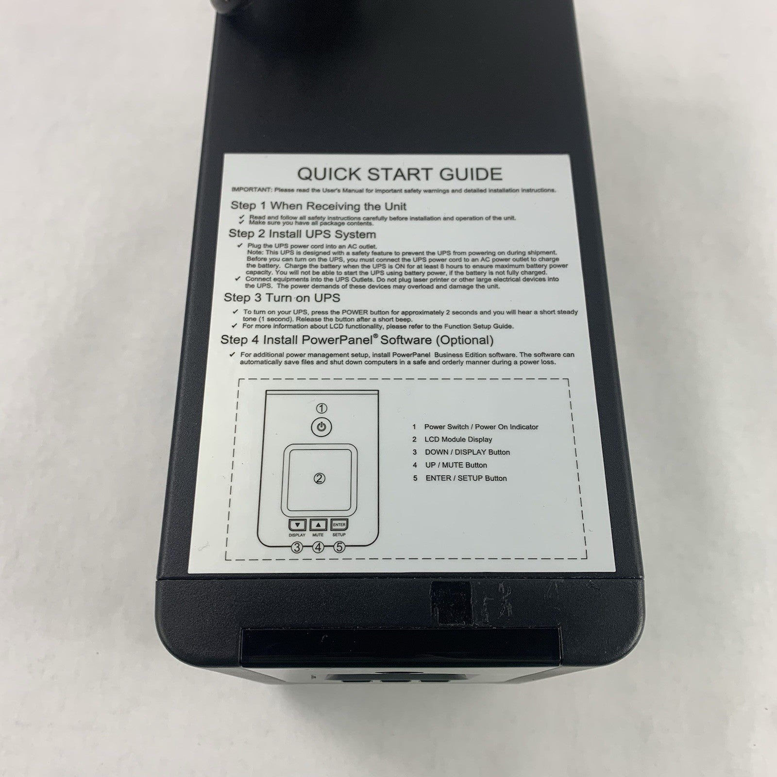 CyberPower OR1500PFCLCD PFC Sinewave UPS 8 Outlets Tested No Batteries2