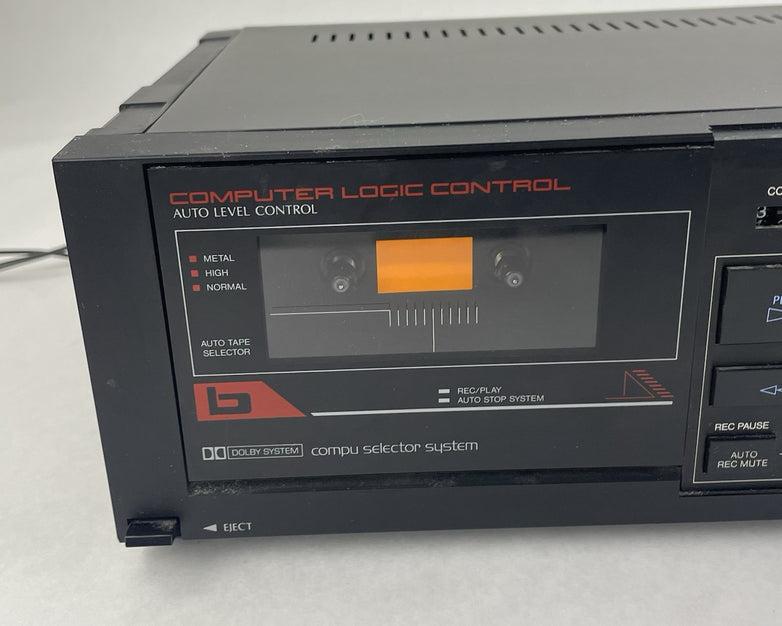 Sansui D-70BW Stereo Cassette Deck with Dolby B/C Noise Reduction