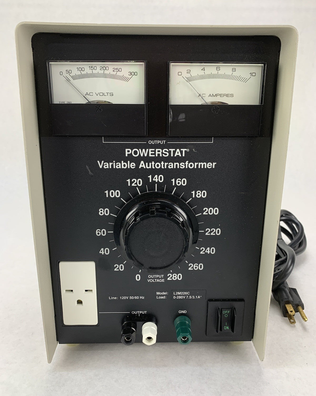 Warner Electric L2M226C Powerstat Variable Autotransformer - Tested2