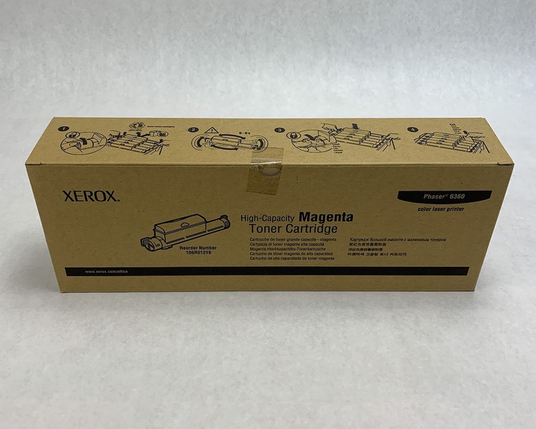 Xerox Phaser 6360 High-Capacity Magenta Toner Cartridge (Lot of 2)