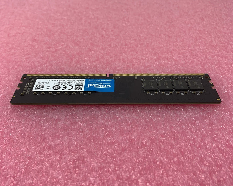 Micron Crucial CT8G4DFD824A.M16FB DDR4-2400 8GB 1Rx8 Desktop Memory RAM