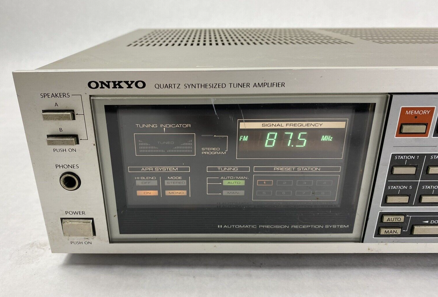 Vintage Onkyo Model TX-26 Quartz Synthesized Tuner Amplifier