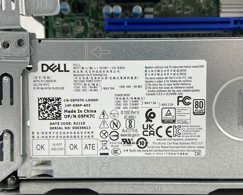 Dell OptiPlex 7000 SFF Intel Core i5-12600 4.8GHz 16GB RAM No HDD No OS