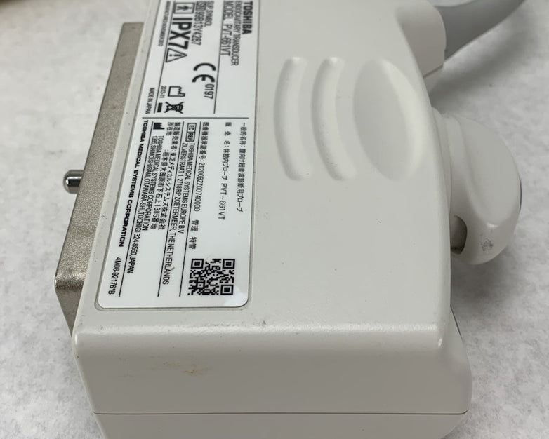 Toshiba Medical System PVT-661VT Endocavity Transducer Ultrasound Probe