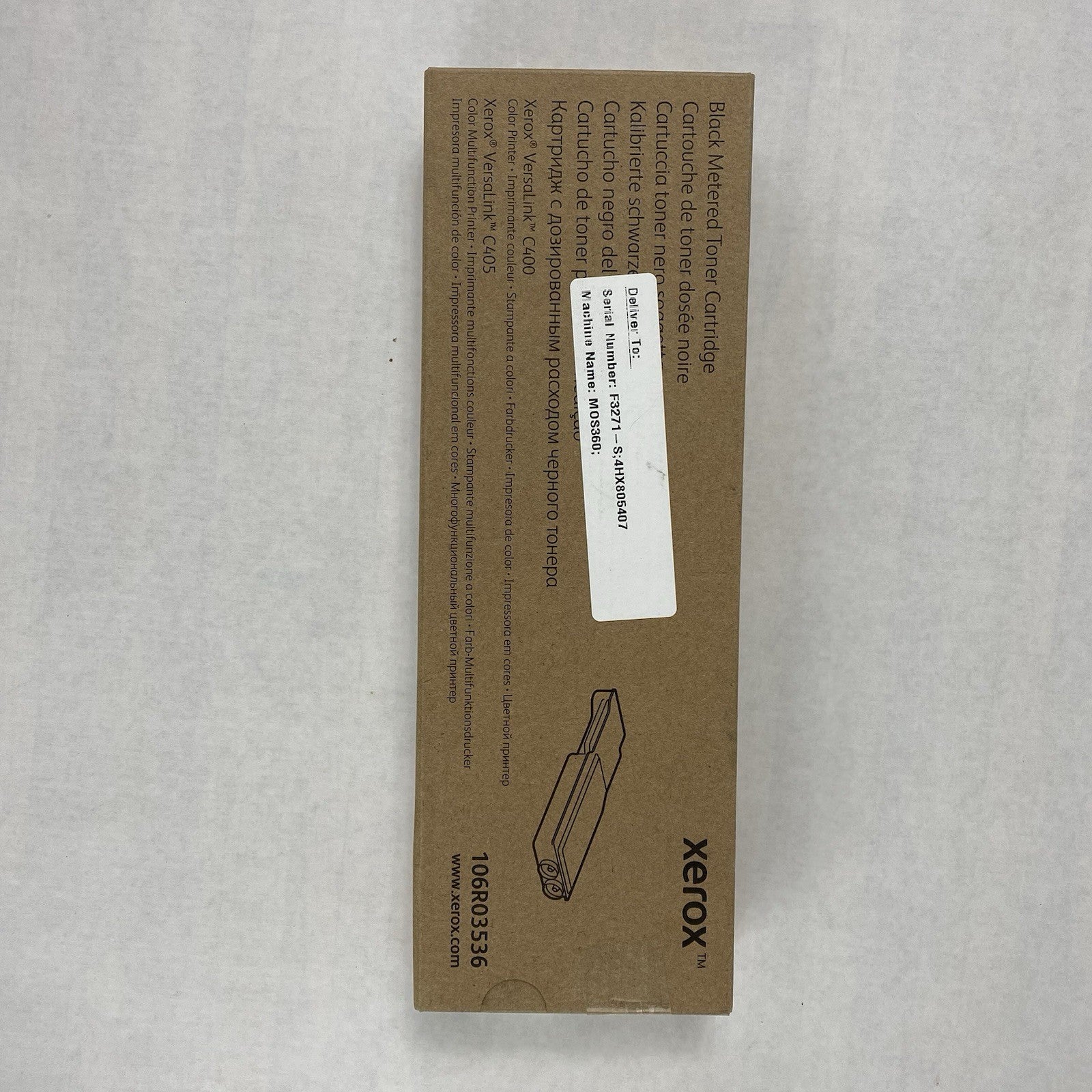 Xerox VersaLink C400/C405 106R03536 Black Metered Toner Cartridge