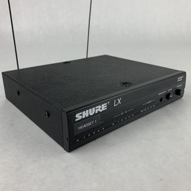 Vintage Shure LX4 Wireless Receiver Only Power Tested 2x Antenna