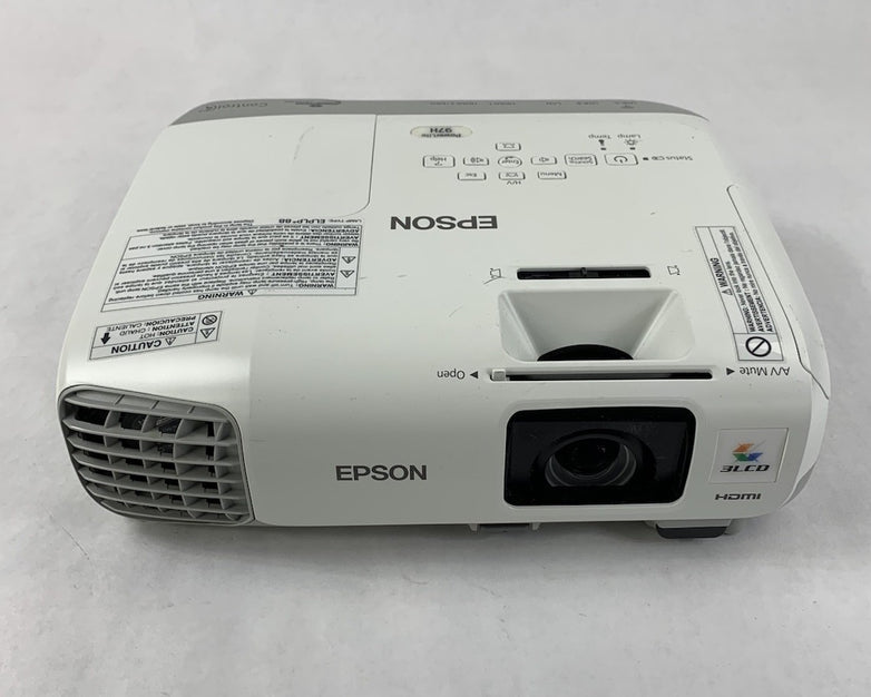 Epson PowerLite 97H H688A LCD Projector 991 Lamp Hours - No Remote