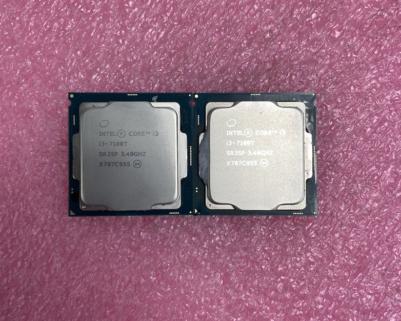 Lot of 2 Intel Core i3-7100T SR35P 3.4GHz Desktop CPU