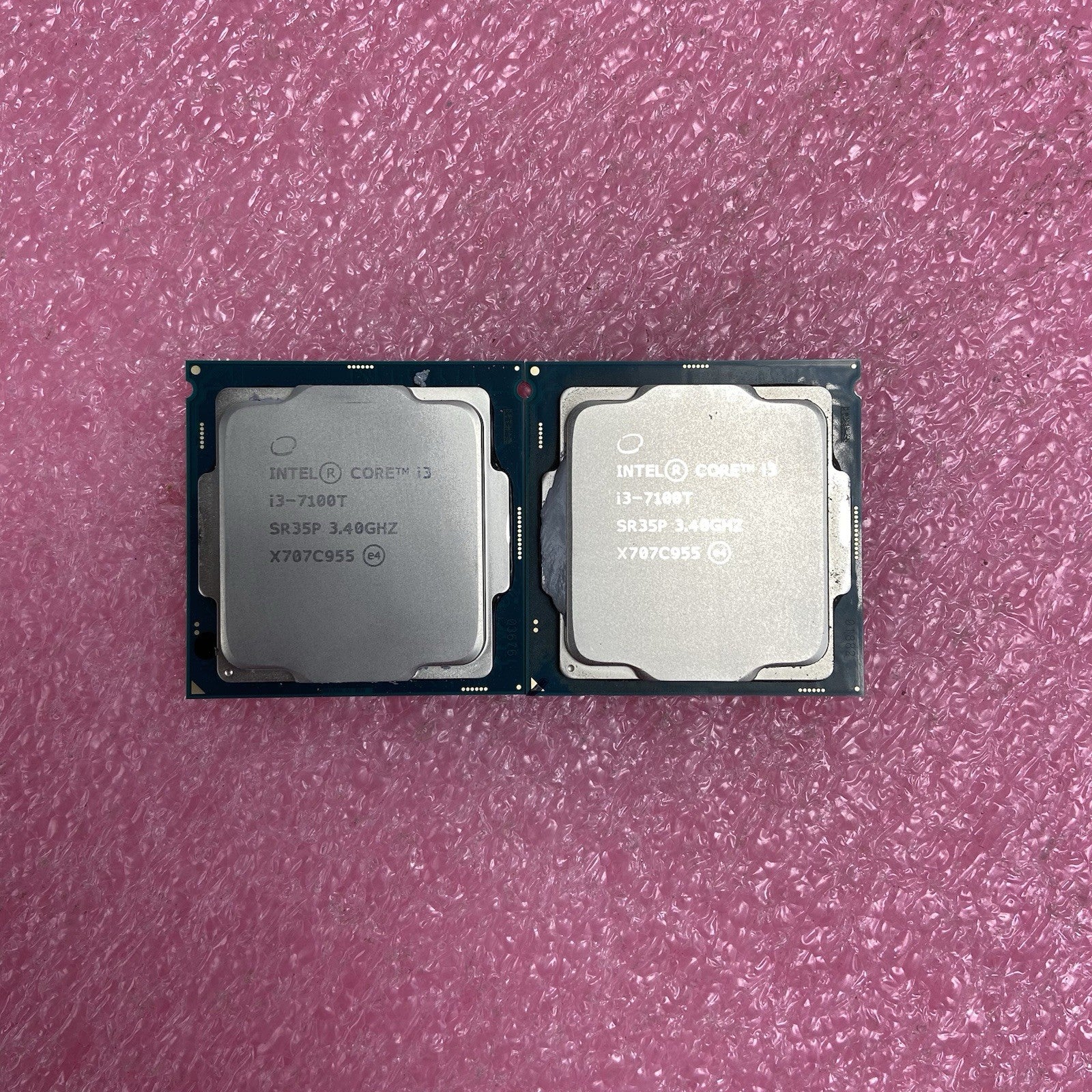 Lot of 2 Intel Core i3-7100T SR35P 3.4GHz Desktop CPU5