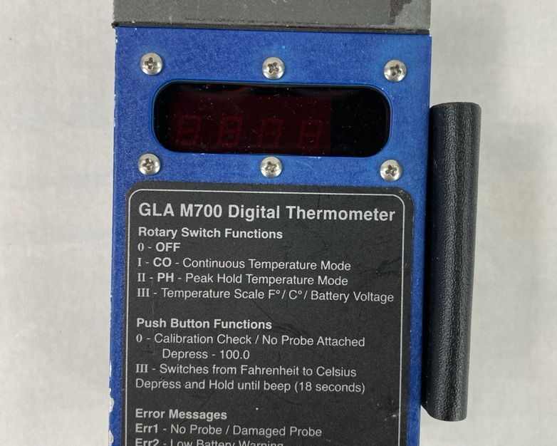 GLA M700 Digital Livestock Thermometer - Parts or Repair