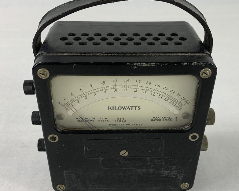Weston Electric 432 18880 Kilowatts Meter