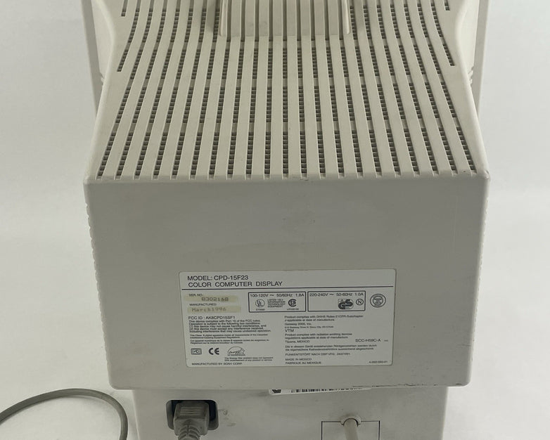 Gateway CPD-15F23 15"  CRT PC Monitor Tested