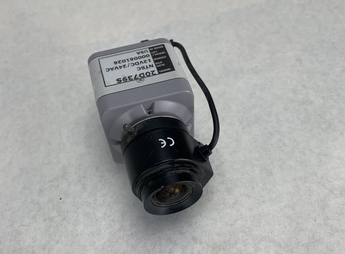 Sanyo 20D739S Color Camera with CCTV Lens 2.8mm F1.4