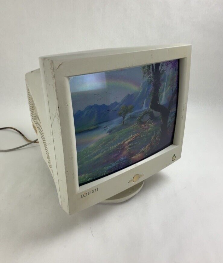 Logisys LGX710 17” Digital Color VGA CRT Monitor Retro Gaming Grade C