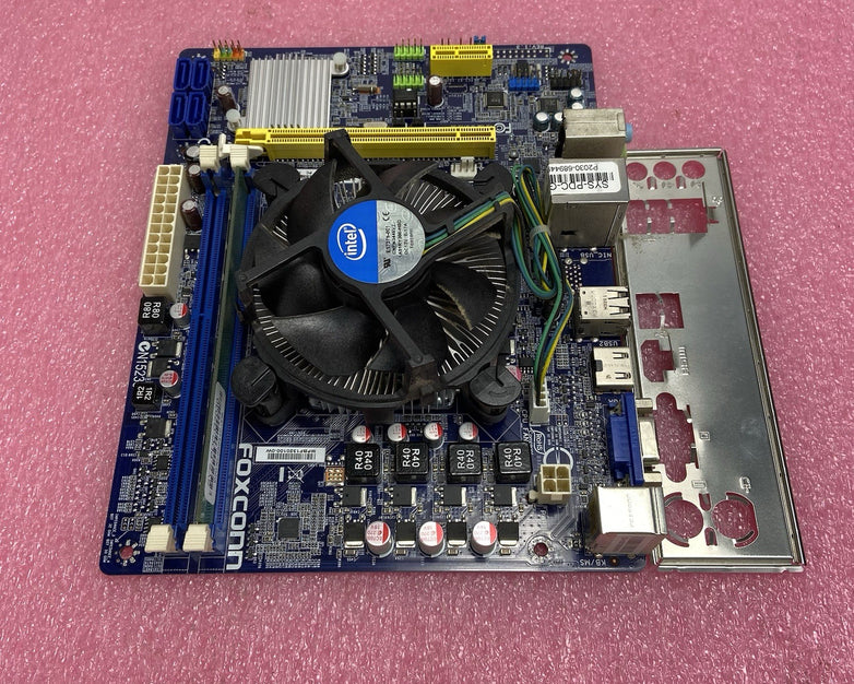 Foxconn H61MXE Motherboard Intel Pentium G2030 3GHz 4GB RAM w/IO Shield