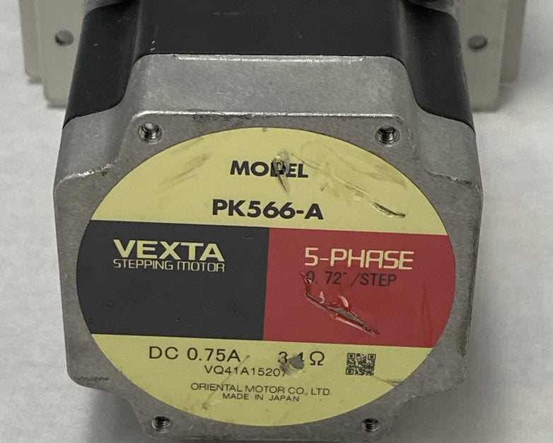 Masterflex 7518-60 Easy Load Pump Head w/ Vexta PK566-A 5-Phase 0.72 Degree Step