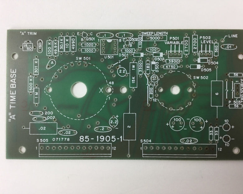 VINTAGE (1978 Copyright) Heath Company 85-1905-1 Circuit Board