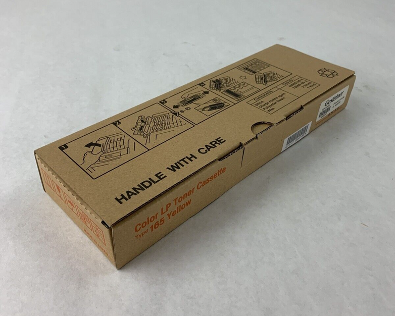 New Box Opened Sealed Ricoh Color LP Toner Cassette Type 165 Yellow