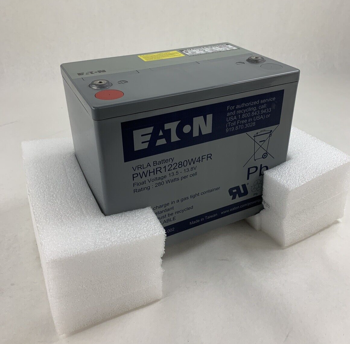 Eaton PWHR12280W4FR VRLA Replacement Battery Old Stock Box Opened