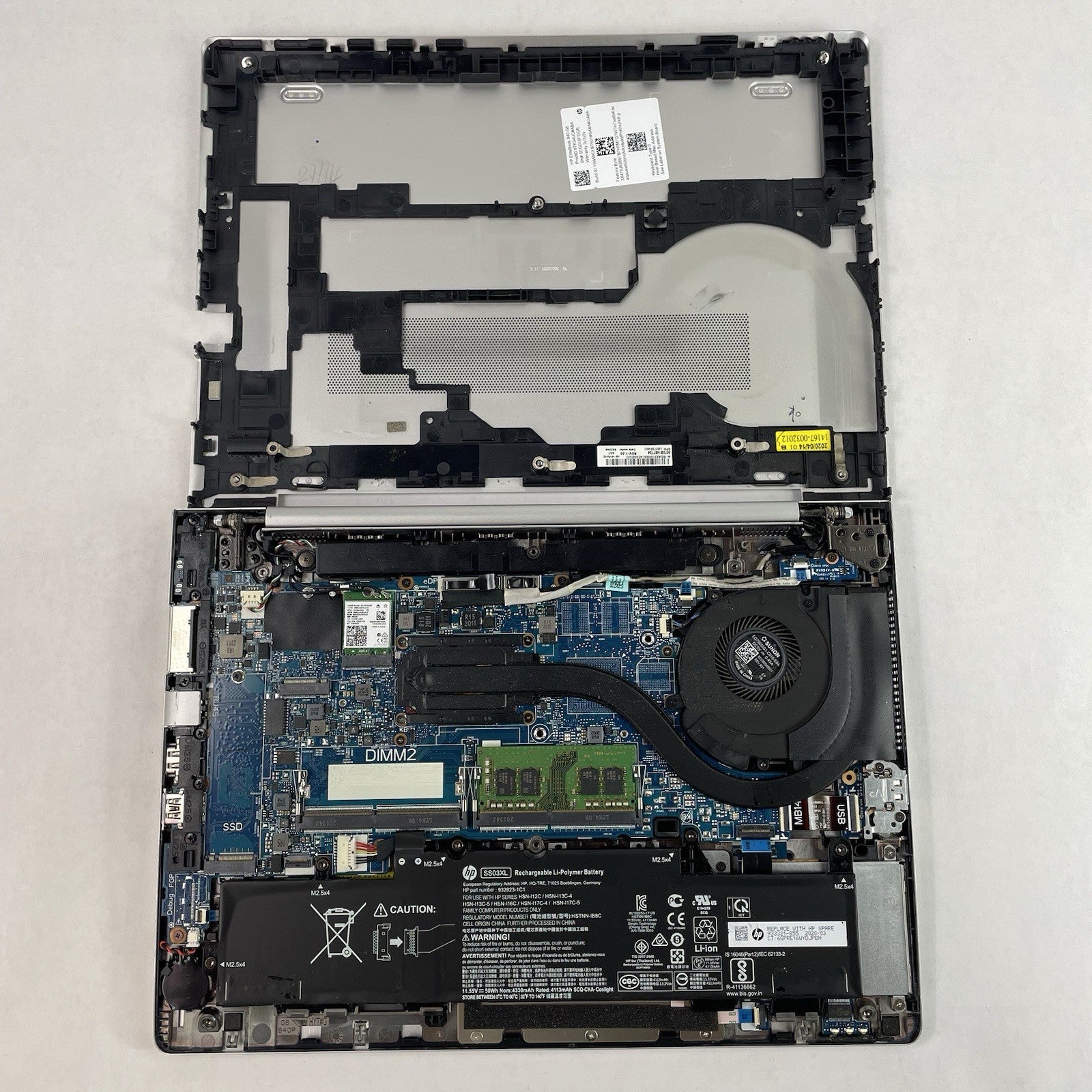 HP EliteBook 840 G6 14" i7-8665U 1.90 GHz 8 GB RAM No SSD/OS/AC - Worn Bottom15