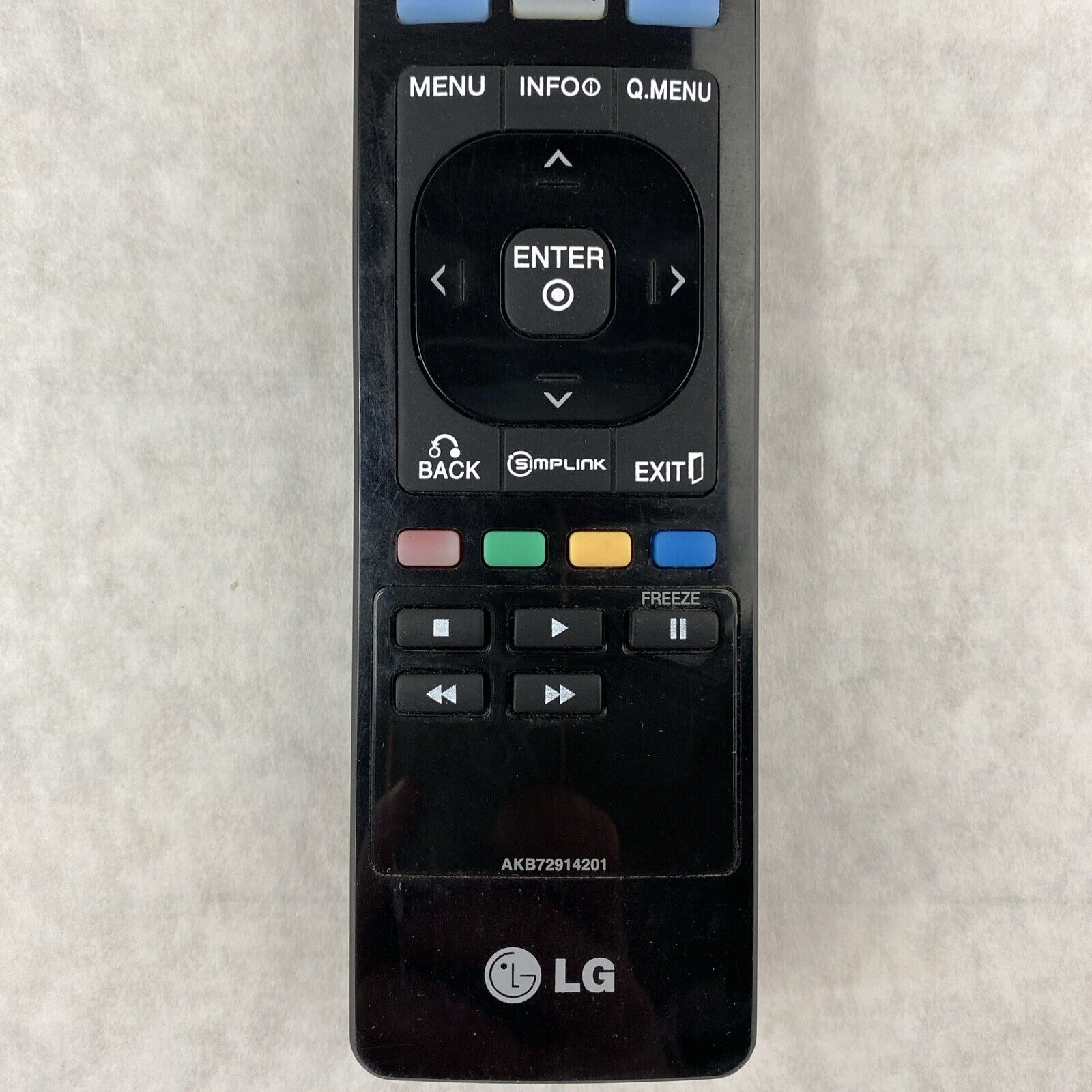Genuine LG AKB72914240 Remote Control for TV Television WORKING