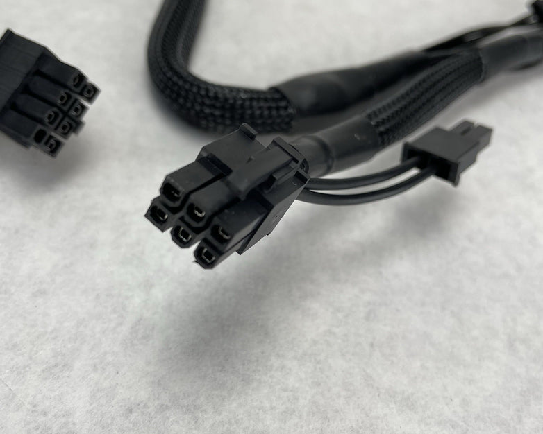 PCI-E 8-pin to 2x 6+2-pin (6-pin/8-pin) Power Splitter Cable PCIE Lot of 4