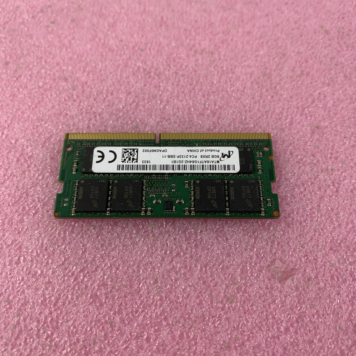 Micron 8GB 2RX8 PC4-2133P-SBB-11 - Untested4