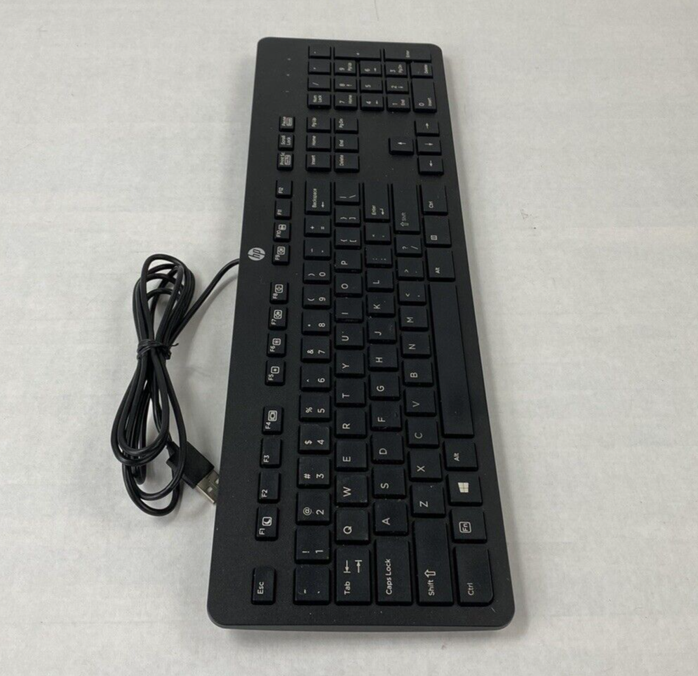 Lot of 3 HP KBAR211 USB Slim Keyboard Tested