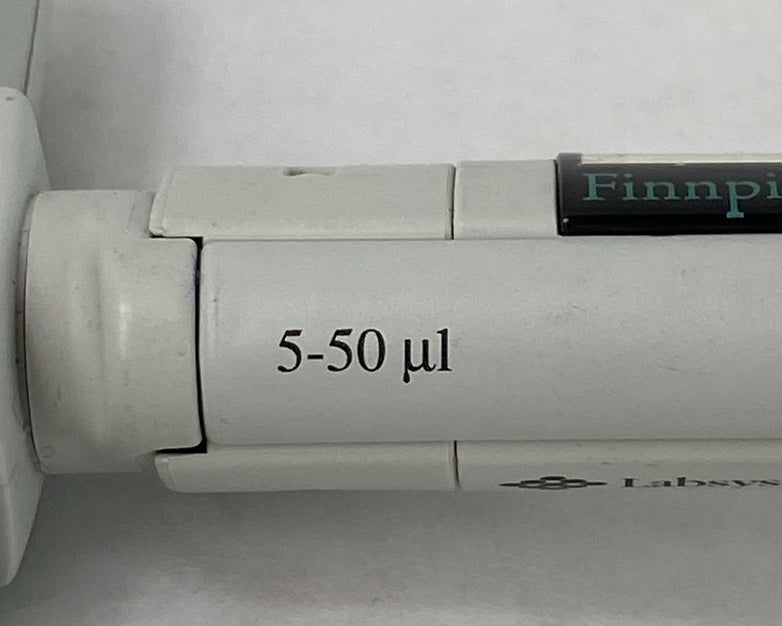 Labsystems Finnipipette 4510 5-50 µL 12 Channel Handheld Manual Pipette H67576