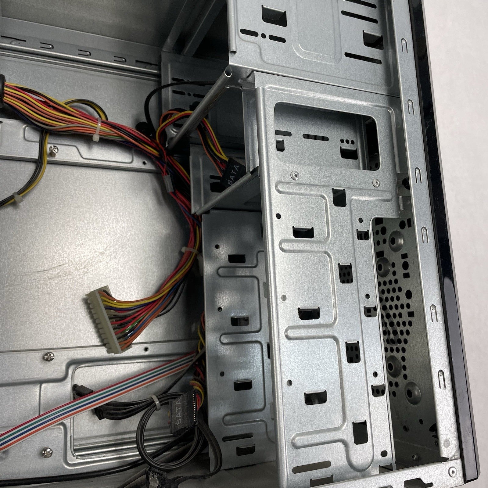 APEX TX-606-U3 MicroATX Computer Case Barebones 300W Allied Power Supply Tested