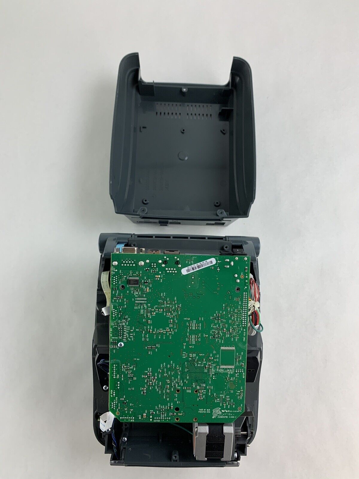 Zebra GX420T Direct Thermal Label Printer Aging Print Head Missing Roller Parts