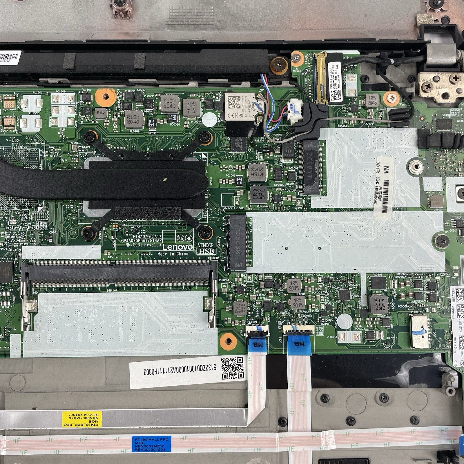 Lenovo ThinkPad T14 Gen 1 14" i5-10310U 1.70 GHz 8 GB RAM No SSD/OS/AC/Batt22