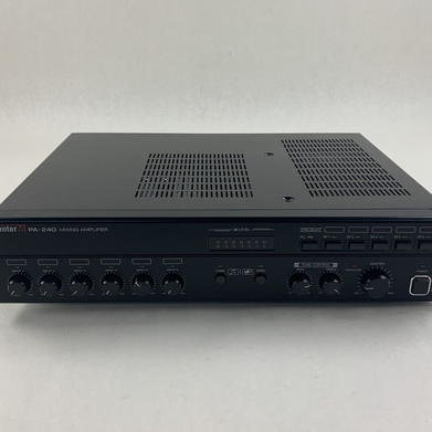 InterM PA-240 PA Mixing Amplifier No Output XLR Inputs 4-6 Parts or Repair