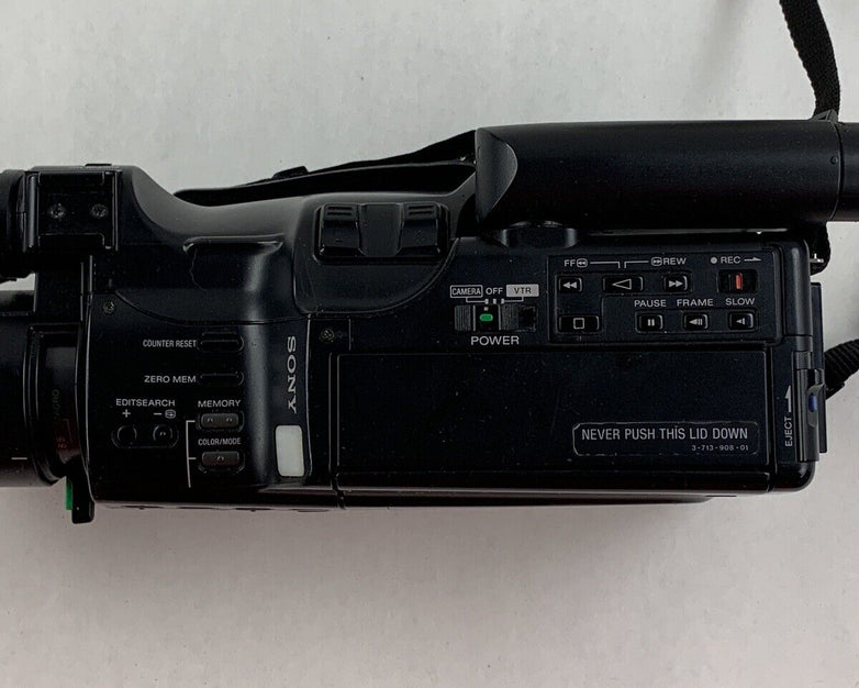 Sony Handycam CCD-F70 Camera and Case Bundle w/ Manual Charger Battery Powers On